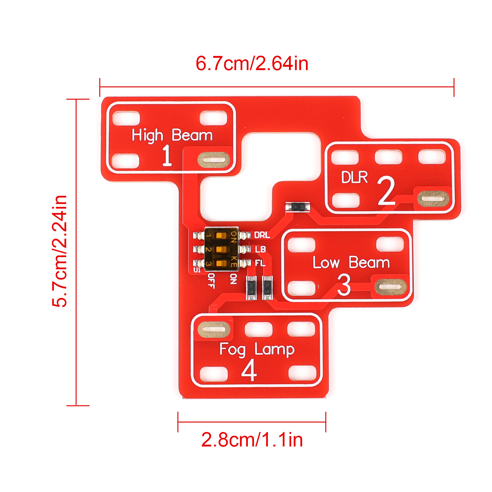 Direktvertrieb Der Leiterplatte Für Den Vollabblendlichtmodus (03-07) Für Chevrolet Silverado & Sierra (verbesserte Version)