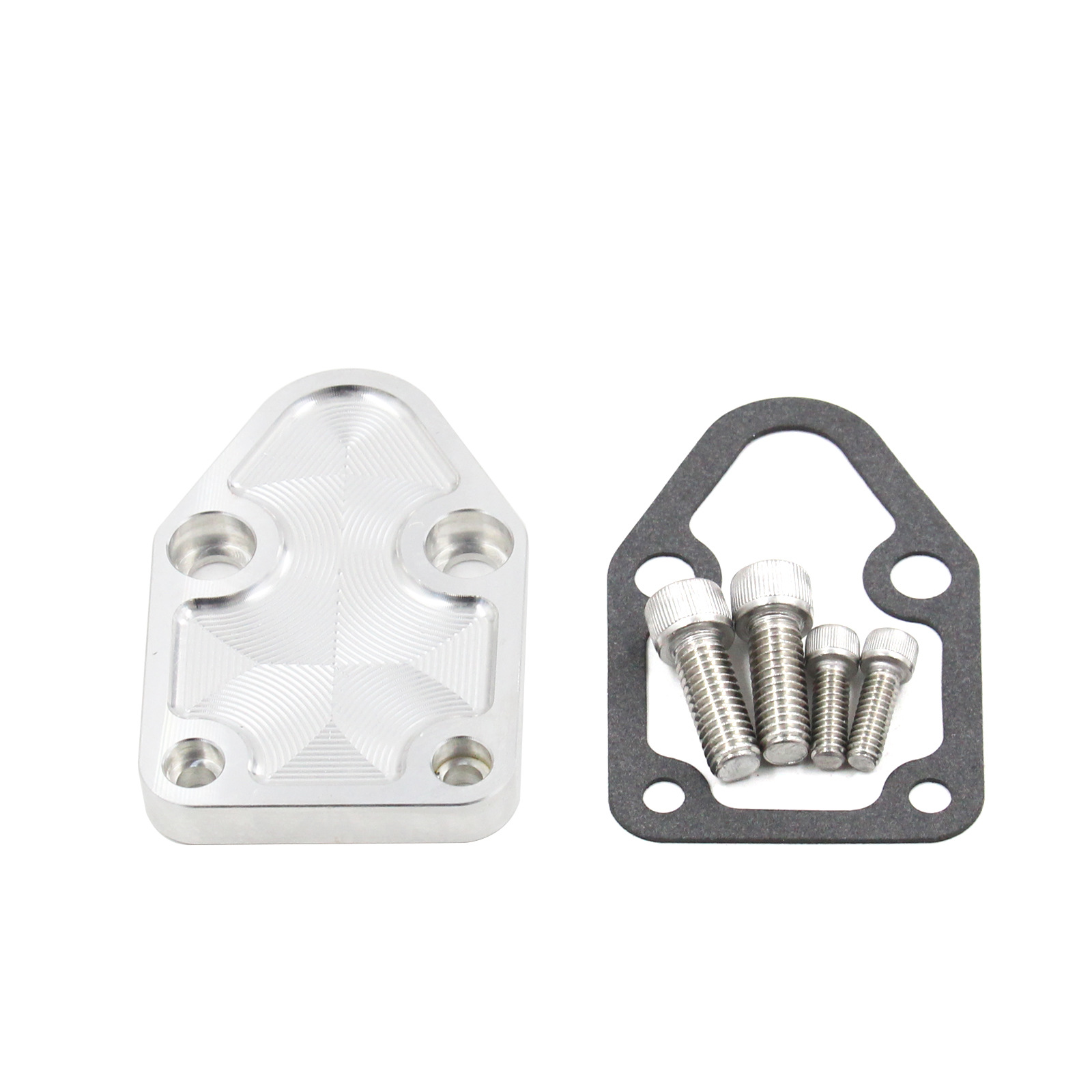 Direktvertrieb Von Chevrolet Billet-kraftstoffpumpenblock-absperrplatte, Aluminium Sbc 283 327 3502071
