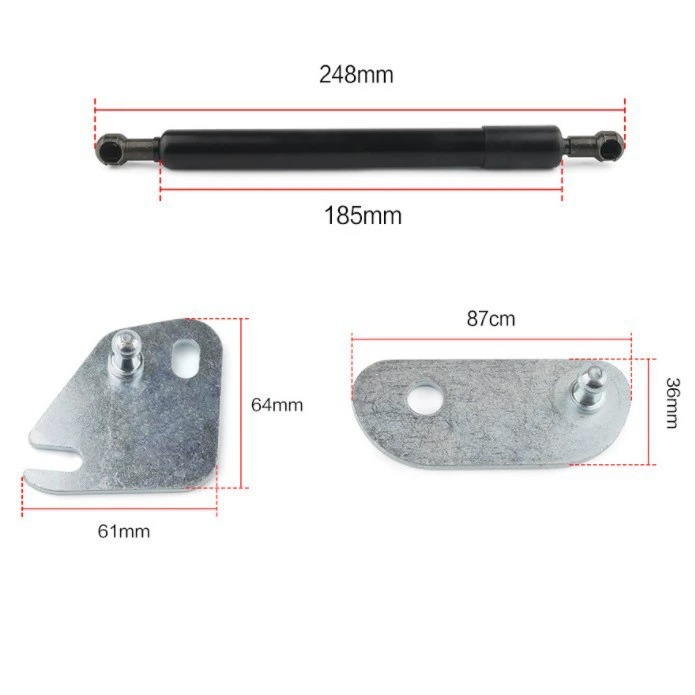 Fahrzeugmodifikation: Heckklappenheber Und Stoßdämpfer-stützstange, Passend Für Ford F-150 (2015–2020)