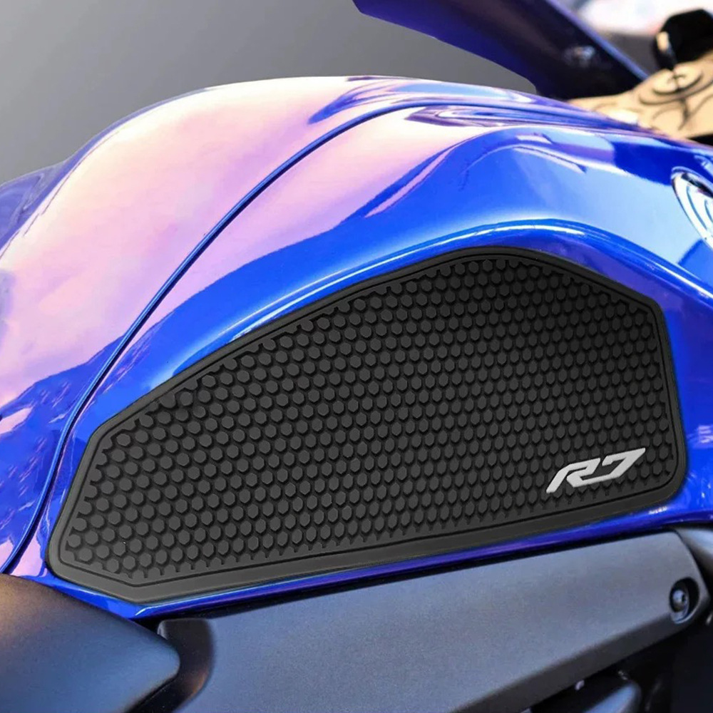 Geeignet Für Umgebaute Yamaha Yzf-r7 21-24 Motorräder, Rutschfeste Aufkleber Für Die Seite Des Kraftstofftanks, Verschleißfeste Gummiaufkleber.