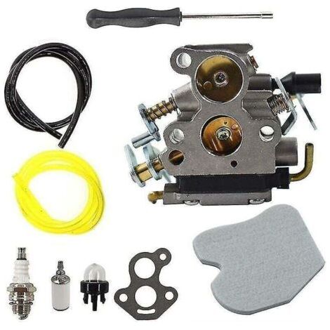 Carburatore Con Cacciavite Di Regolazione E Filtro Dell'aria Per Motoseghe Husqvarna 235, 235e, 236, 236e, 240, 240e C1t-w33, 4 Pezzi, Zama 574719402, 545072601