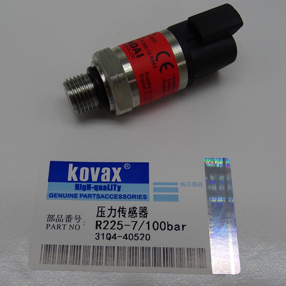 Kovax Drucksensor R225-7/100bar 31q4-40520 Baggerteile Hochdrucksensor