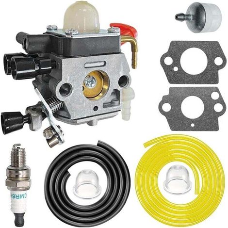 Kit De Carburateur Pour Stihl Hs81 Hs81r Hs86 Hs86r Hs86t C1q-s225 Taille-haie, Remplace C1q-s225, 4237 120 0606, 4237 120 0618, Avec Joint Bougie D'Allumage Filtre À Carburant