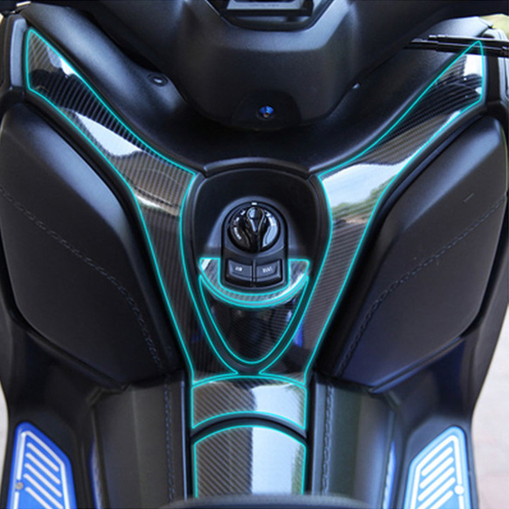 Modifizierte Aufkleber Für Yamaha Xmax300: Wasserdichte Karosseriefolien, Kratzfeste Schutzfolie, Abriebfeste 6d-carbonfaser-aufkleber