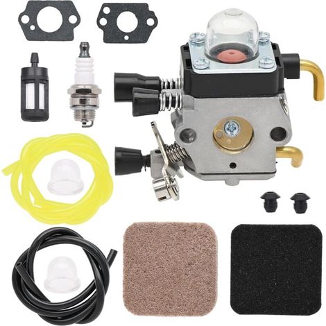 Carburateur, Filtre À Air, Conduite De Carburant Et Joint De Filtre À Carburant (ensemble De 14 Pièces) Pour Tondeuses À Gazon Fs45, Fs55 Et Fs85.