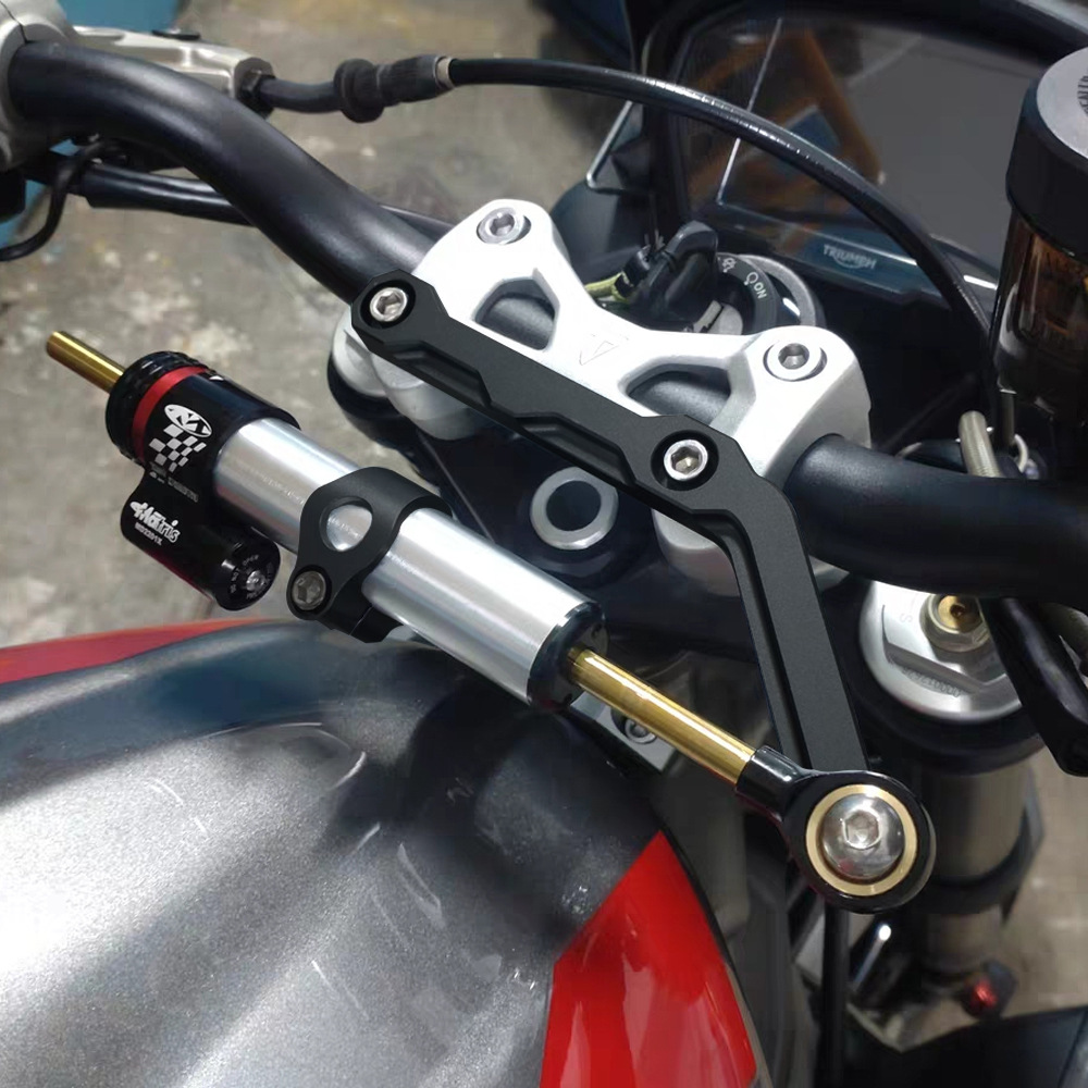 Passend Für Triumph 765s/r/rs 20-25 Motorradmodifikation: Titan-lenkungsdämpfer-anti-schwingungs-halterung