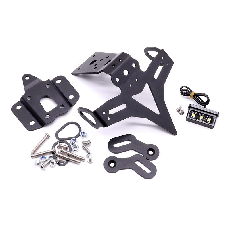 Passend Für Yamaha Mt07 Und Fz07 Modelle, 2013-2020, Modifizierte Kurze Led-kennzeichenbeleuchtung Und Kennzeichenhalterung.
