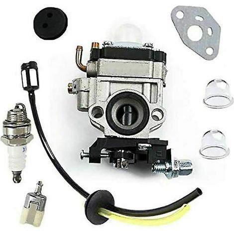 Carburateur Pour Kawasaki Th23, Th26, Th34 (23 Cc, 25 Cc, 26 Cc), Kit De Bougie D’allumage Offert