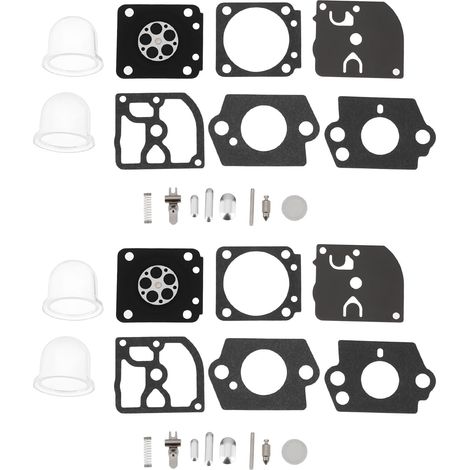 Carburetor Repair Kit (2 Pieces) Compatible With Fs38 Fs55 Hs45 Bg45 Compatible With C1q-s