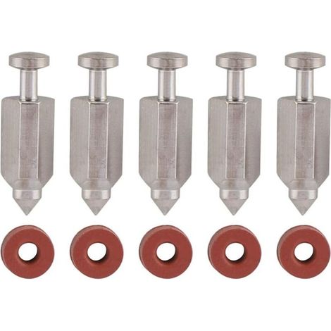 Sabir Aiguille De Réparation De Carburateur, 5 Pièces Kit De Réparation De Joint De Siège D'Aiguille De Carburateur Pour Accessoires Briggs & Stratton 398188 Pour Tondeuses À Gazon Aiguille De Carbu