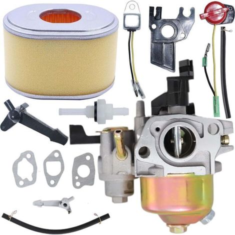 Carburateur Pour Honda Gx120 Gx140 Gx160 Gx168 Gx200 Moteur 5hp 5.5hp 6.5hp. Carburateurs Avec Filtre À Air + Joints + Tuyau D'Essence Accessoire Pièce De Rechange