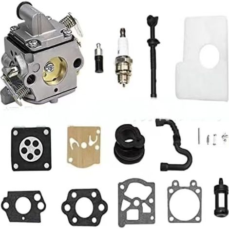 Kit De Carburateur Compatible Pour Tronçonneuse Stihl Ms170 Ms180 Avec Filtre À Air - Autres