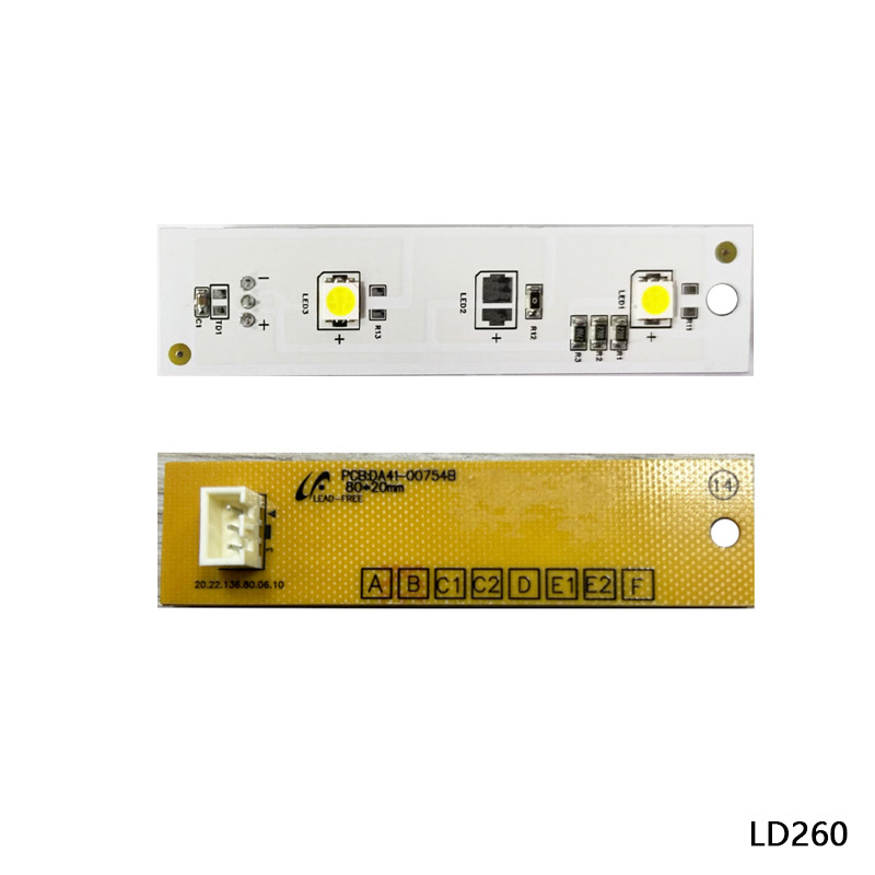 Passend Für Samsung Kühlschränke Bcd-212nnvs, Led-kühlschrankbeleuchtung, Weißes Licht, 2 Lampen Da41-00754b