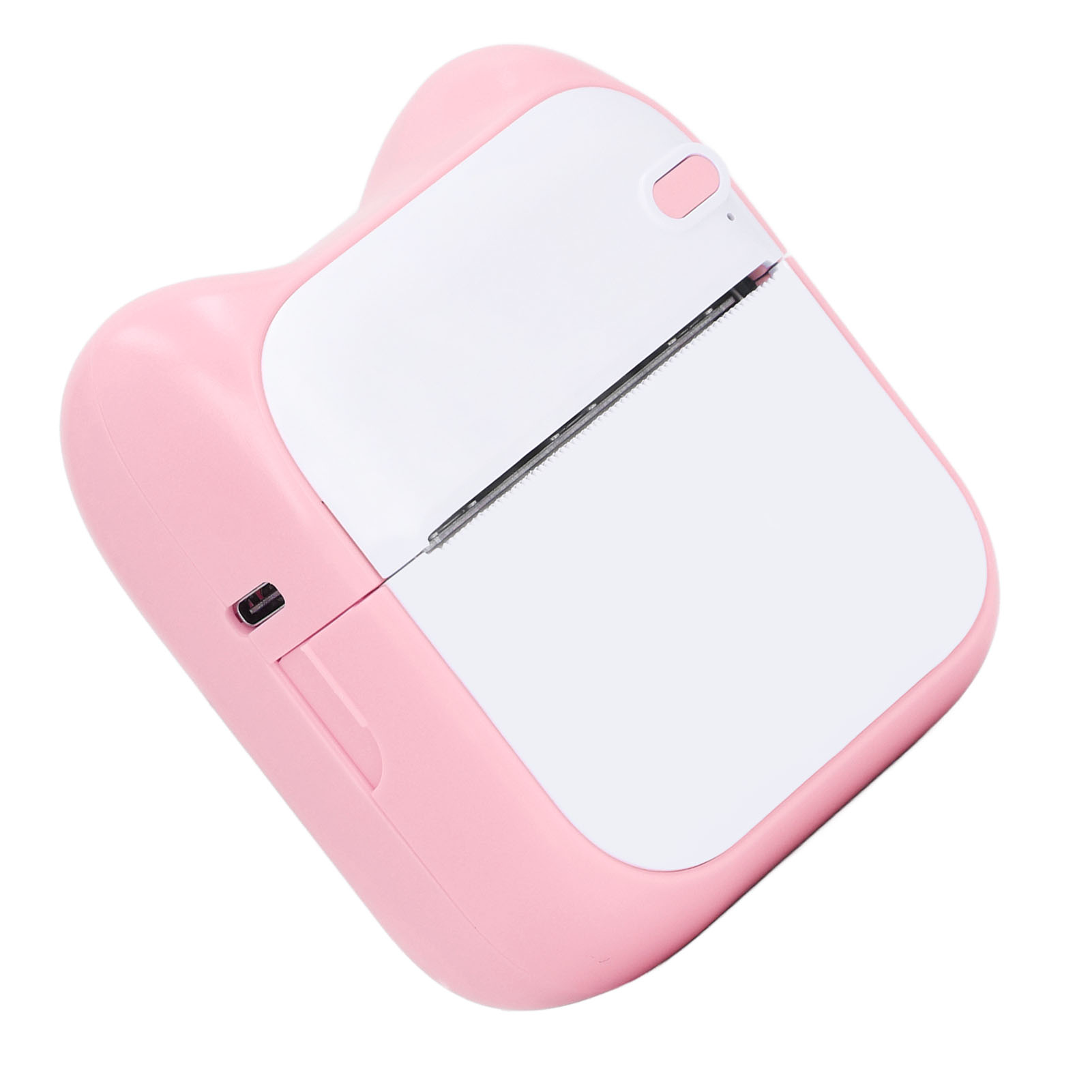 Thermodrucker Im Taschenformat Mit Bluetooth-verbindung, Inklusive Papier Zum Notieren Falscher Antworten (rosa).