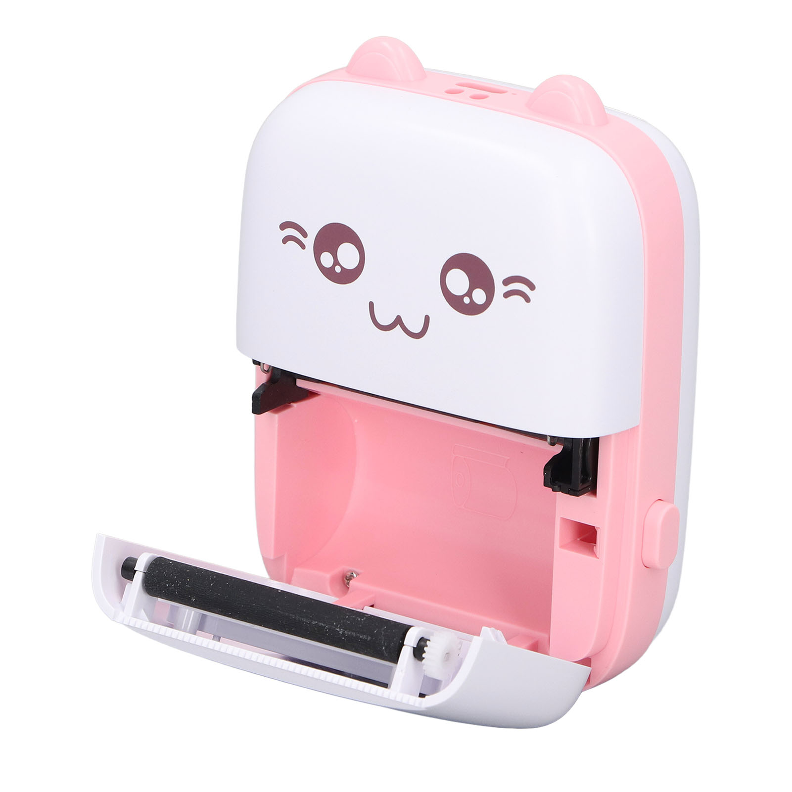Thermodrucker Im Taschenformat, Tintenloser Drucker Mit Papier Zur Aufzeichnung Falscher Antworten, Rosa.