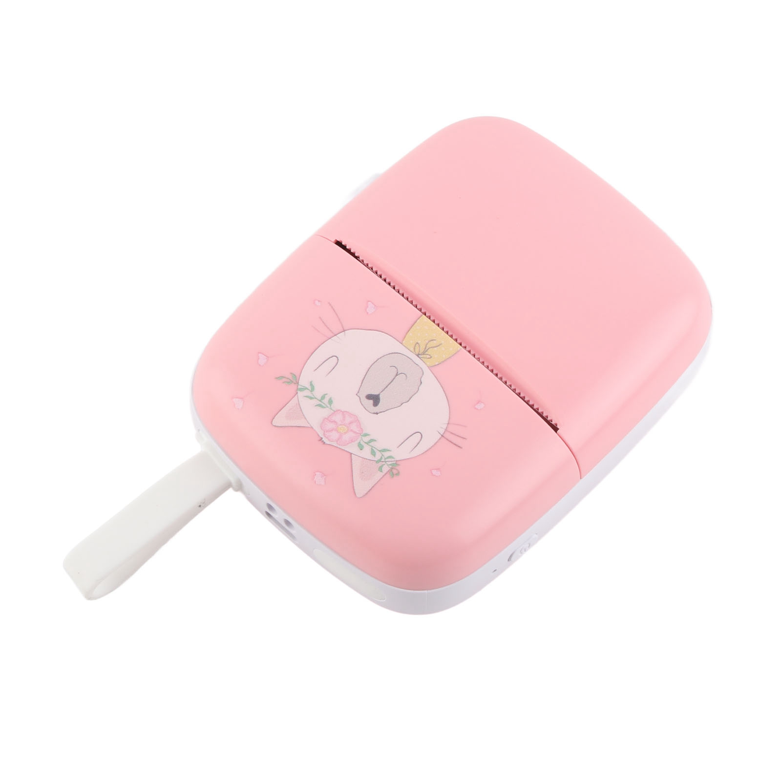Mini-thermodrucker Im Taschenformat (hd, Bluetooth, Tintenlos) Für Schüler, Pink