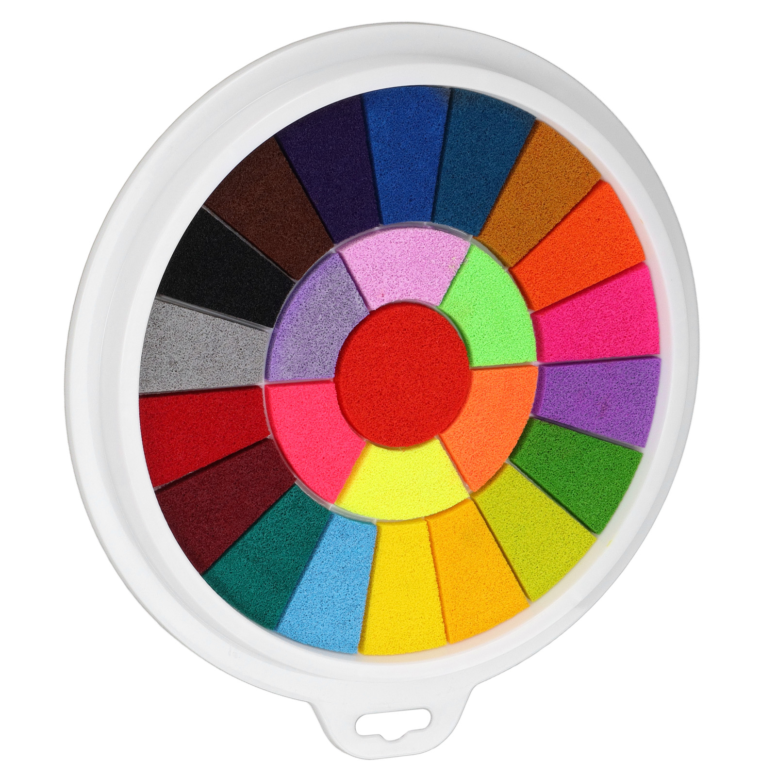 Stempelkissen Mit 25 Farben, Abwaschbar, Hohe Farbintensität, Ideal Für Kinderbastelarbeiten Und Kartenherstellung.