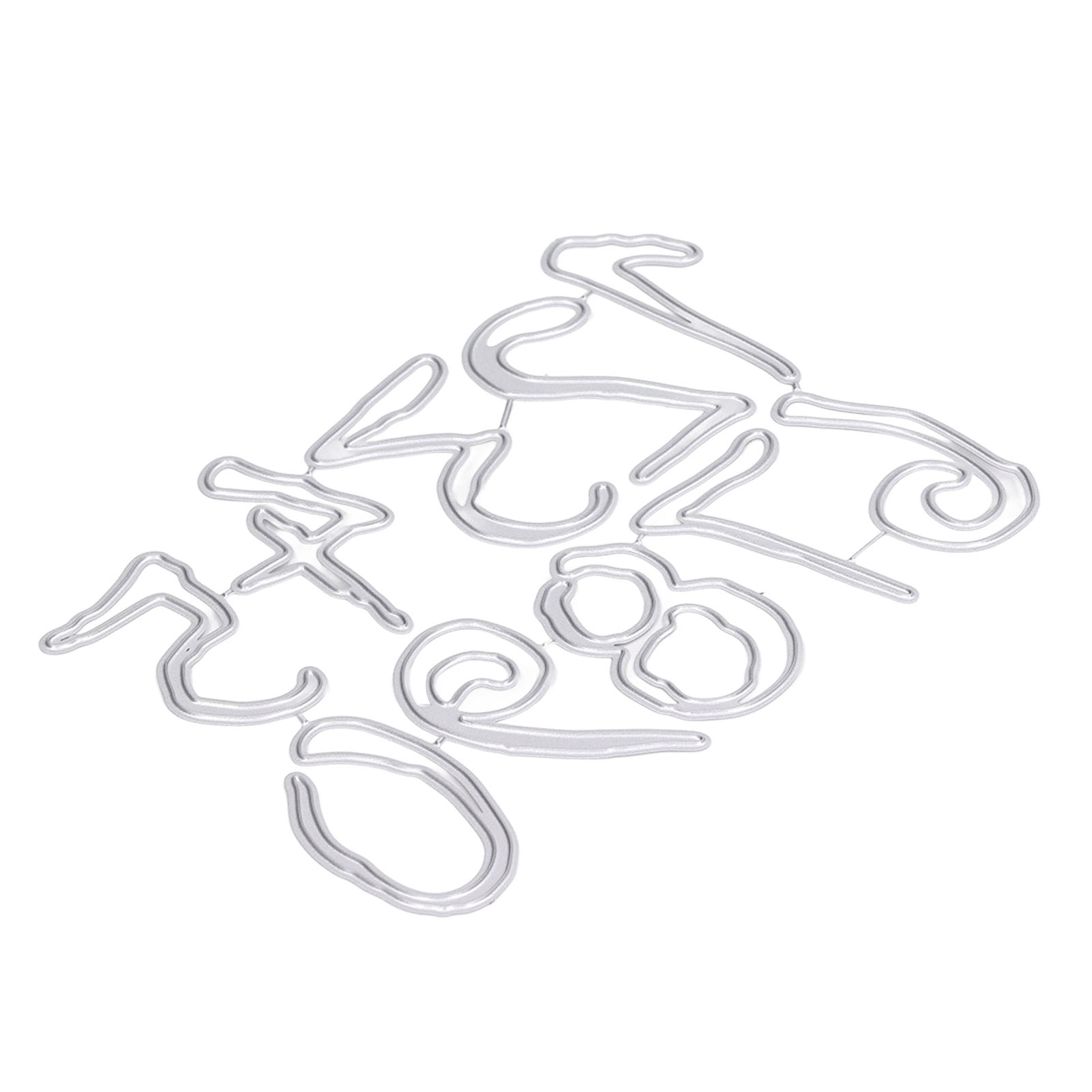 Diy-zahlenschneidsets: Zahlen 0 Bis 9, Metallschneidsets, Schablonen, Prägevorlagen Für Scrapbooking-alben Und Bastelbedarf.