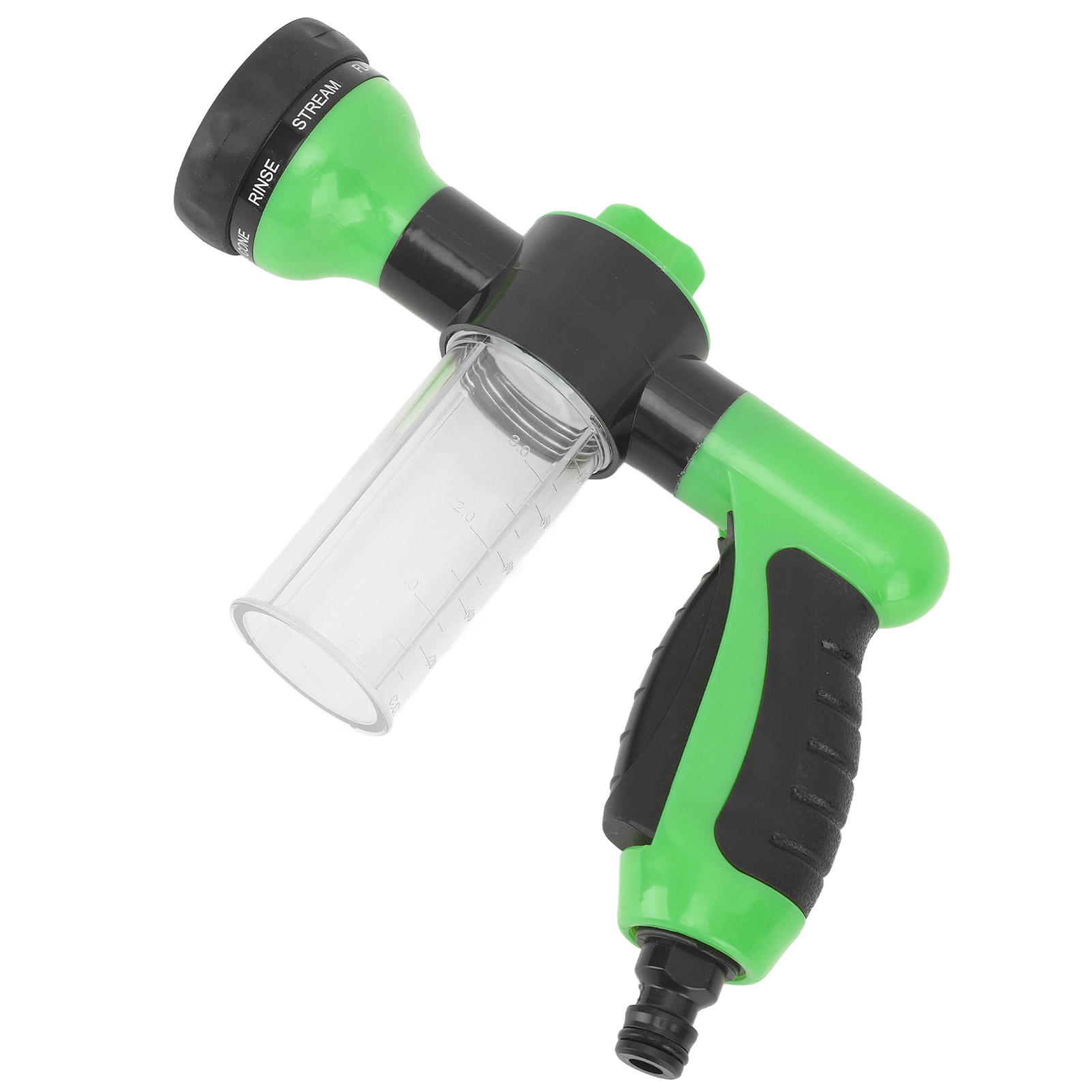 Hundewaschschlauch, Ergonomischer Haustierschlauch Mit Sprühdüse Und Dickwandiger Seifenspenderflasche, Grün.