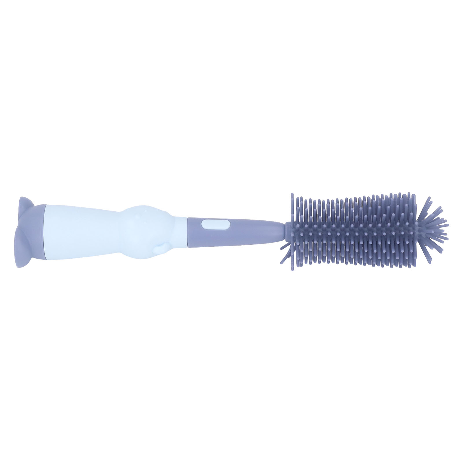 3-in-1 Silikonbürsten-set Für Babyflaschen, Bpa-frei, Saugerreiniger, Flaschenbürste, Blau