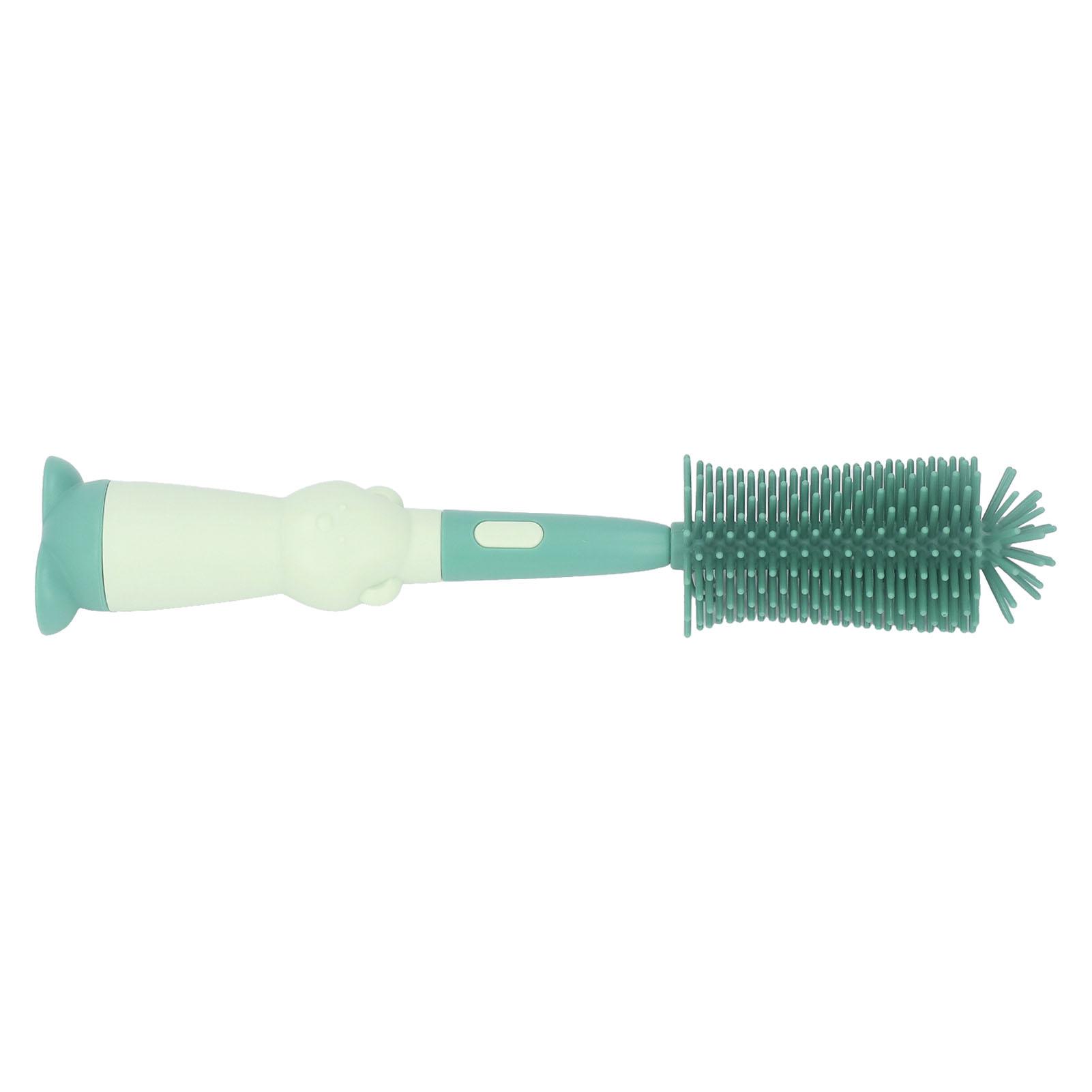3-in-1 Silikonbürsten-set Für Babyflaschen, Bpa-frei, Saugerreiniger, Flaschenbürste, Reiniger, Grün