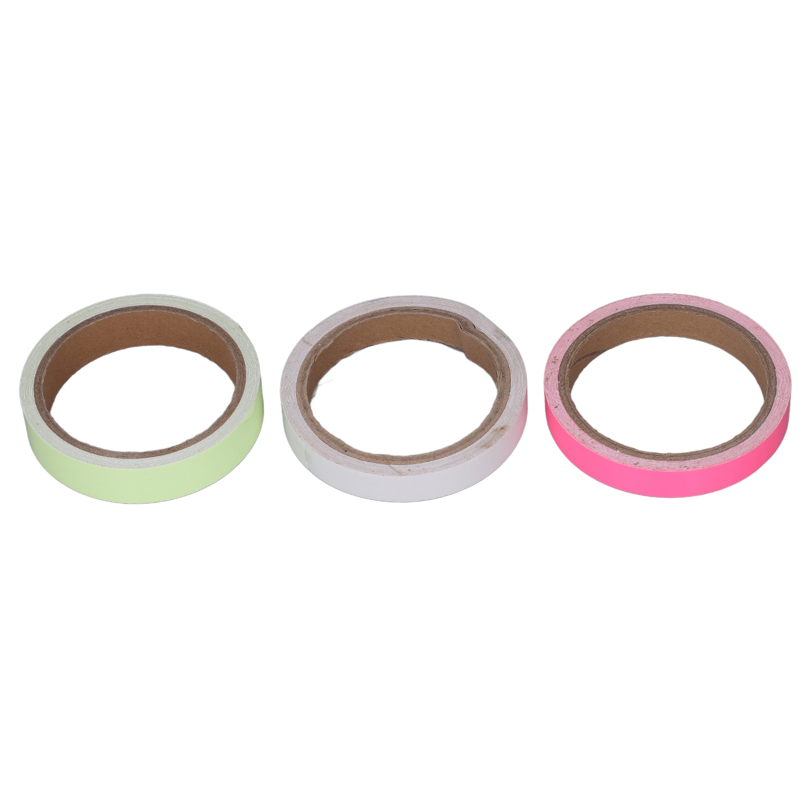 3 Stücke 5 M Langes Fluoreszierendes Und Reflektierendes Klebeband, Grün, Blau Und Pink, Signalband Für Nachtfahrten, 1 Cm