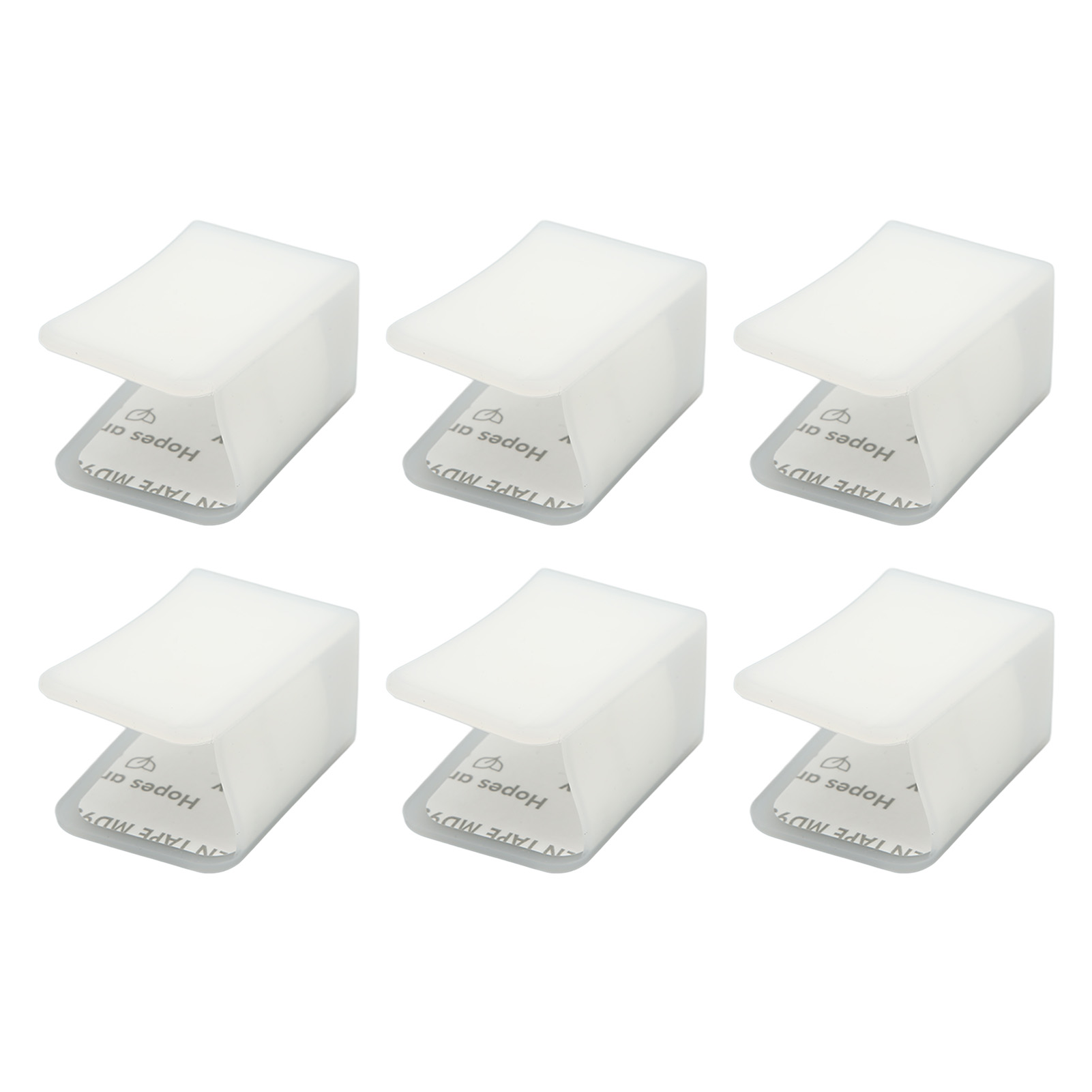 Set Mit 20 U-förmigen Eckenschützern Aus Flexiblem Und Strapazierfähigem Silikon, Ideal Zum Schutz Der Ecken Von Babymöbeln. Transparent.