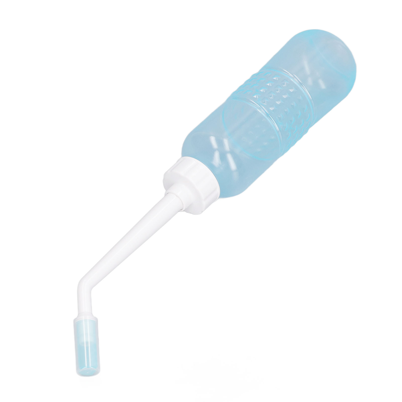 560 Ml Bidetflasche, Praktisch, Tragbar, Leicht Zu Drücken, Für Schwangere, Transparent Blau.