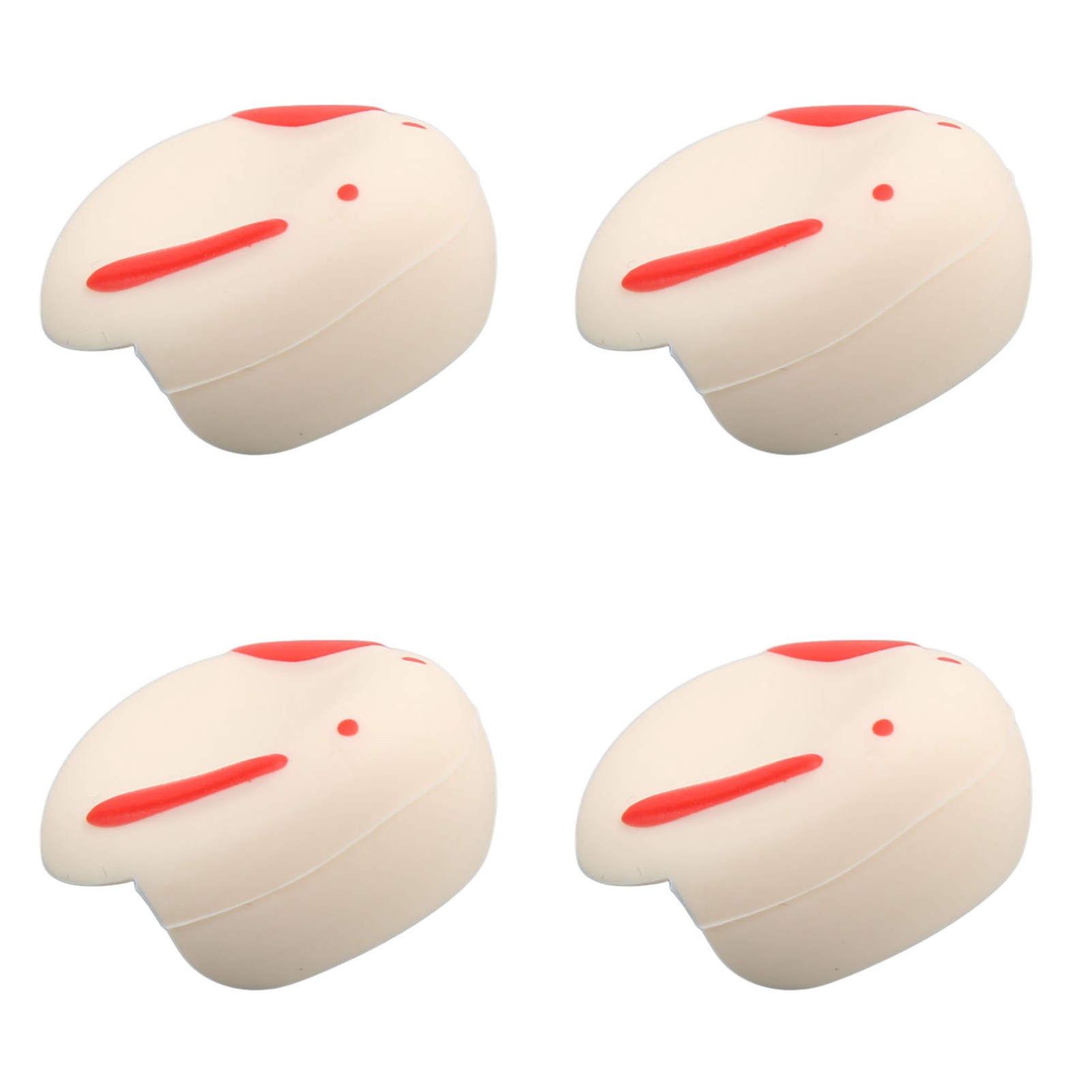 12 Hasenförmige Eckenschützer, Sicher Für Babys, Möbeleckenschützer, Aprikosenfarben.