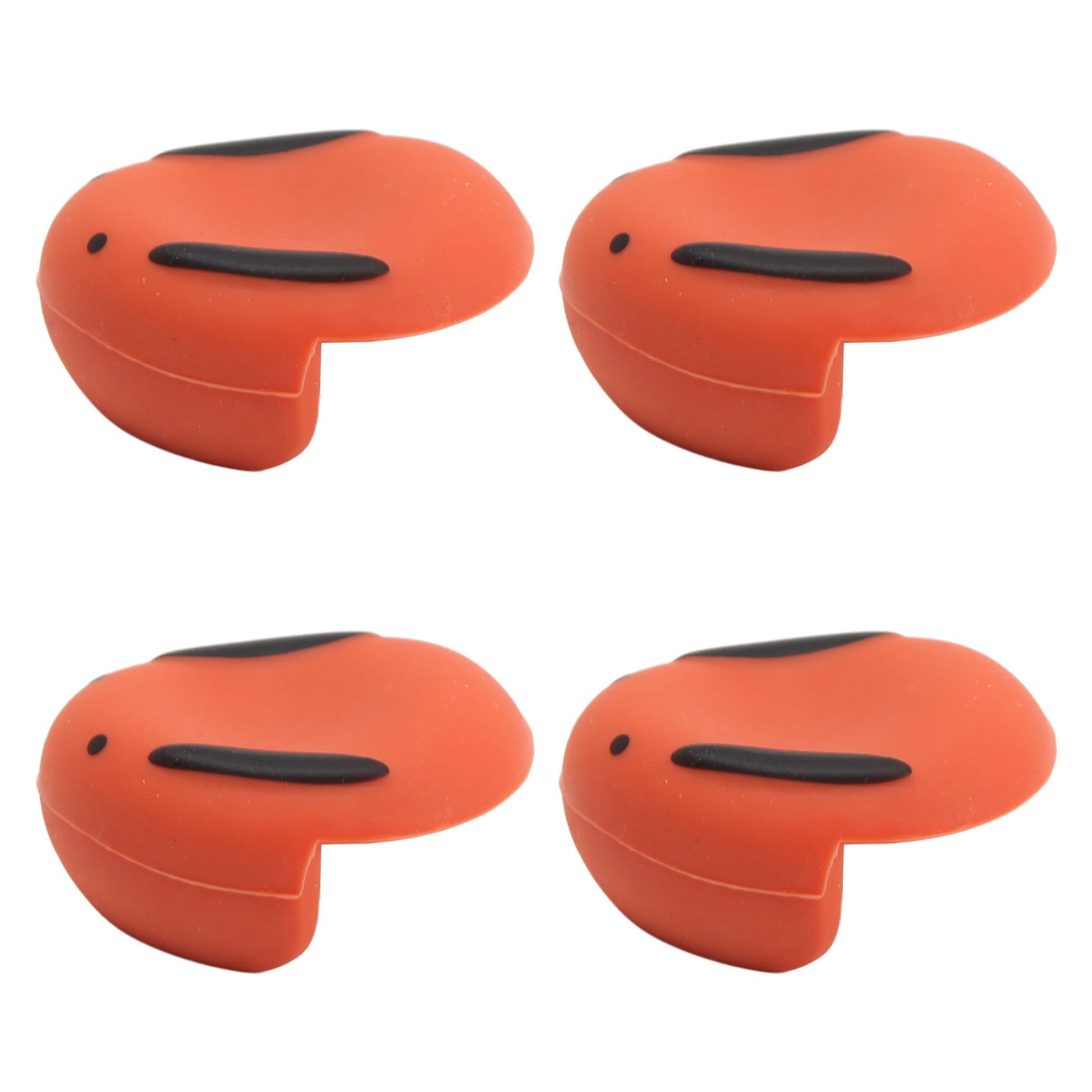 12 Hasenförmige Eckenschützer, Sicher Für Babys, Möbeleckenschützer, Orange.