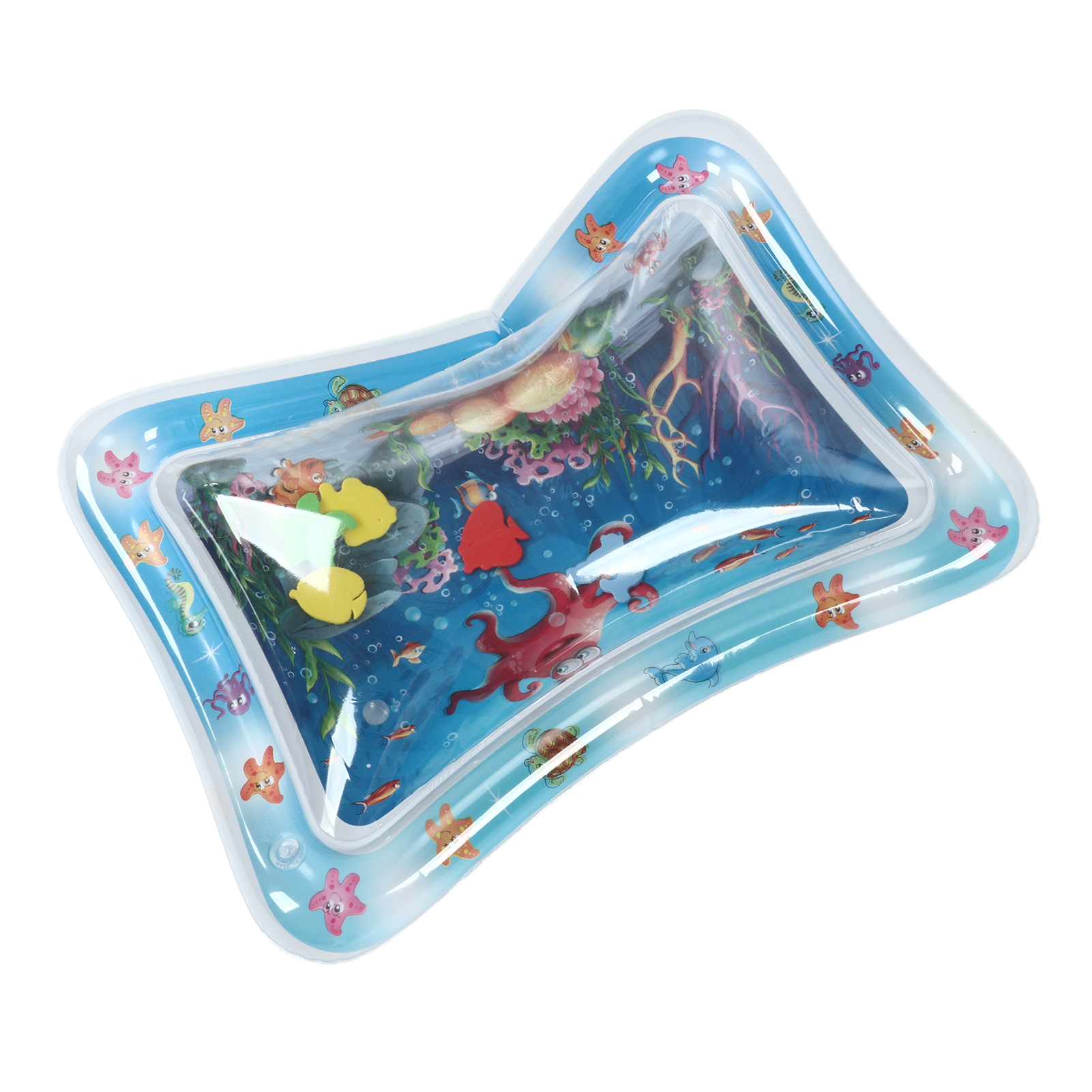 Aufblasbare, Auslaufsichere Pvc-matte Für Babys Und Kleinkinder, Tragbar, In Form Eines Oktopus.