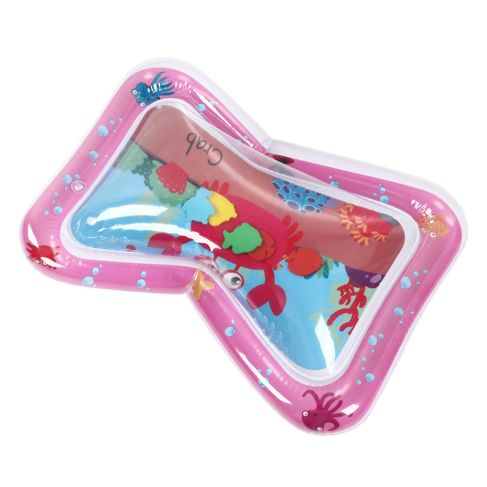 Aufblasbare Pvc-spielmatte, Auslaufsicher, Für Babys Und Kleinkinder, Ideal Zum Spielen In Bauchlage, Tragbar Und Krabbenförmig.