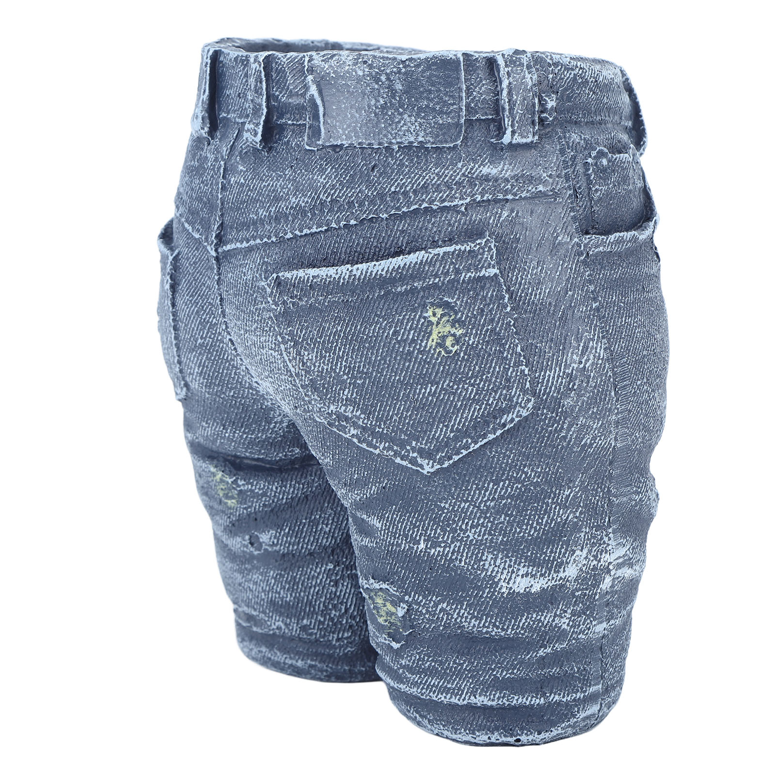 Kreative Blumentopfdekoration Aus Jeansstoff, Dekorative Jeans Für Blumentöpfe, Gartenbastelarbeiten.