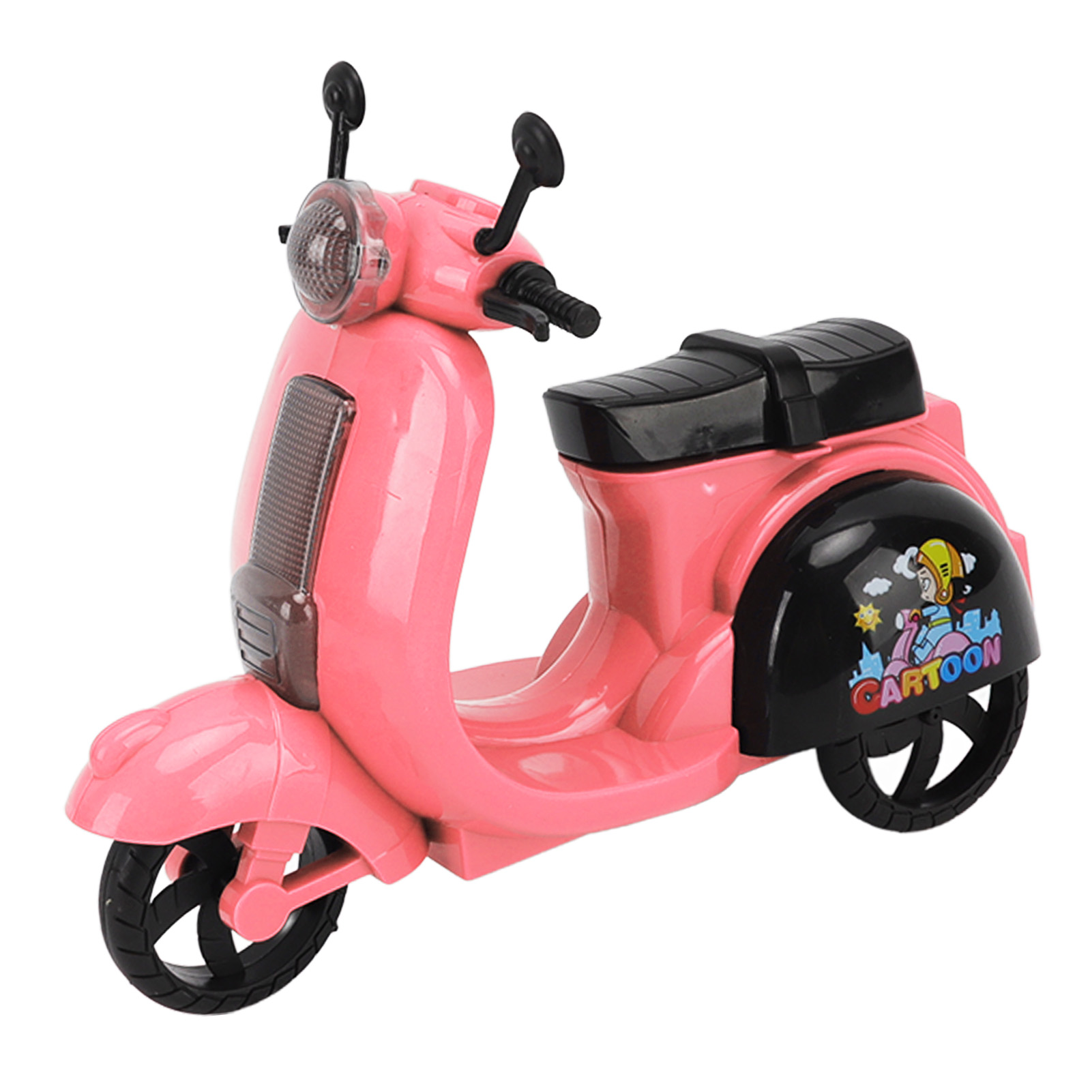 Elektrisches Spielzeugmotorrad, Lernspielzeug Mit Sound, Licht Und Musik, Simulationsmotorradmodell Für Jungen Und Mädchen, Rot.