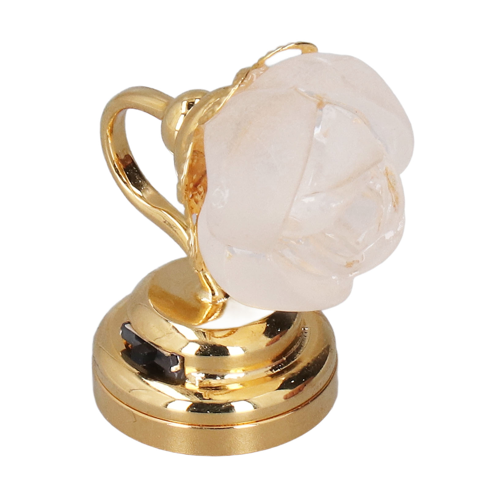 Miniatur-wandlampe Für Puppenhäuser Im Maßstab 1:12: Wunderschöne Led-wandlampe In Form Einer Rose, Ein Dekoratives Accessoire Für Puppenhäuser.