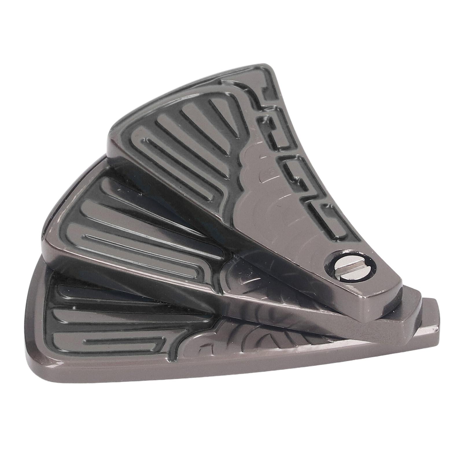 Anti-stress-schiebespielzeug, Faltbarer Ventilator, Magnetischer Stressabbau, Taktiles Edelstahlspielzeug Für Erwachsene, Schwarz.