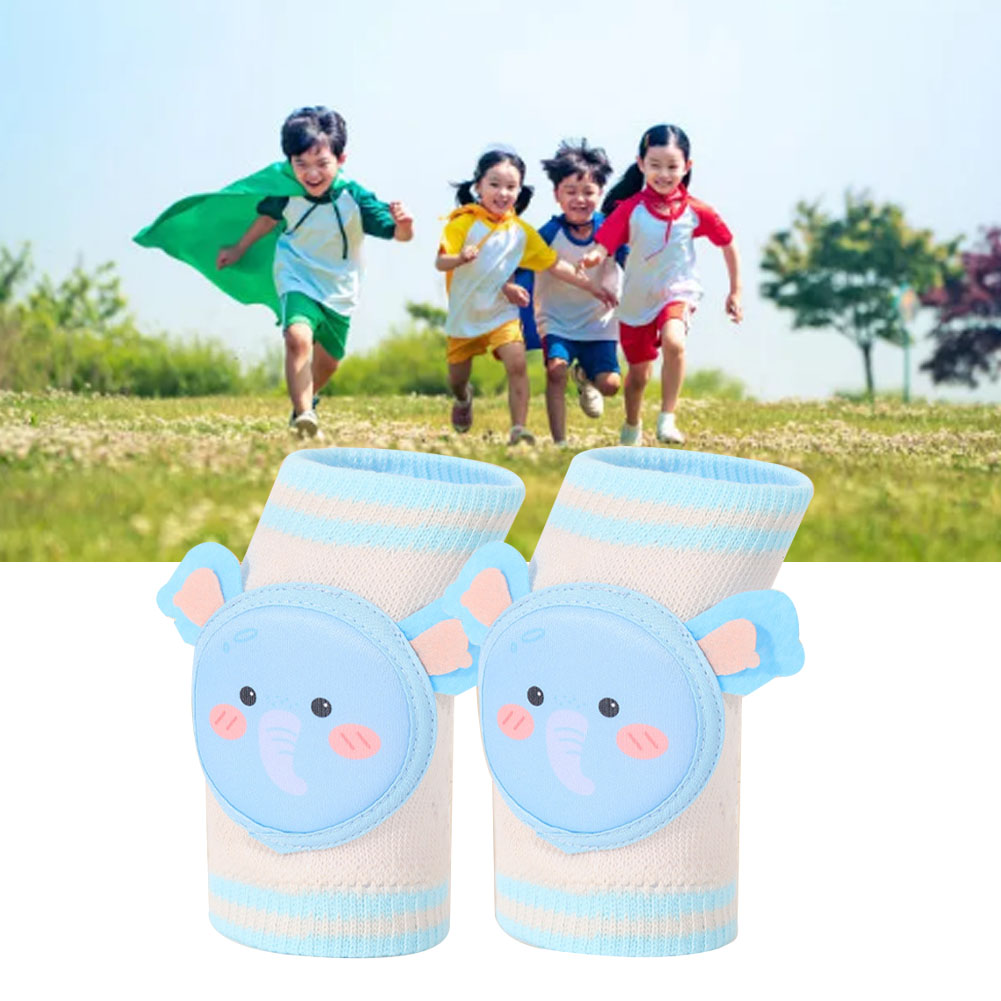 1 Paar Dünne, Atmungsaktive Kinder-knieschoner Mit Cartoon-motiven, Schützende Knieschoner Für Kinder Von 0 Bis 4 Jahren, Dumbo.