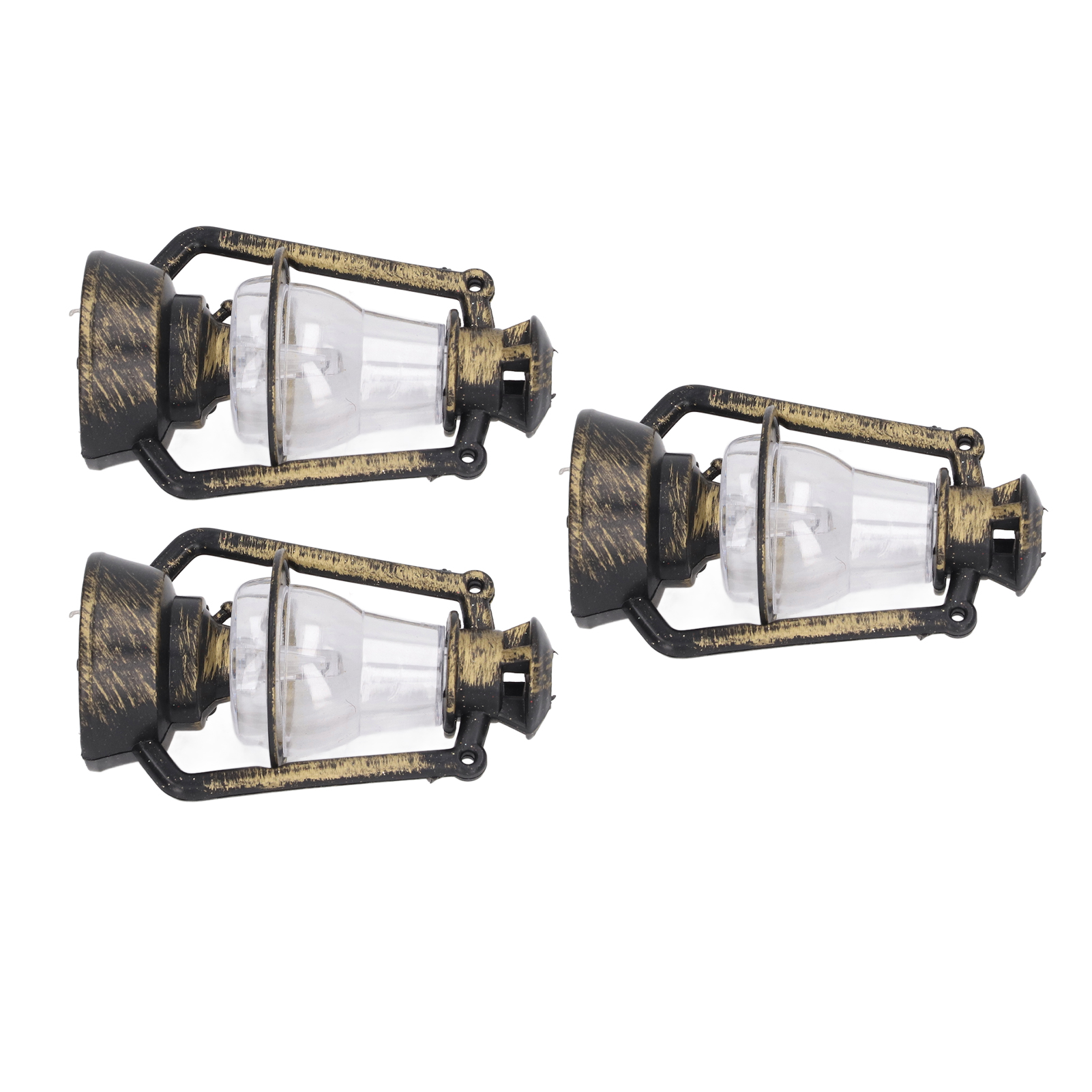 Set Aus 3 Petroleumlampen Im Retro-stil Für Puppenhäuser, Zum Selbstzusammenbau, Miniatur-petroleumlampen Mit Beleuchtung Für Puppenhäuser Im Maßstab 1:12 Und 1:6 Zur Dekoration.