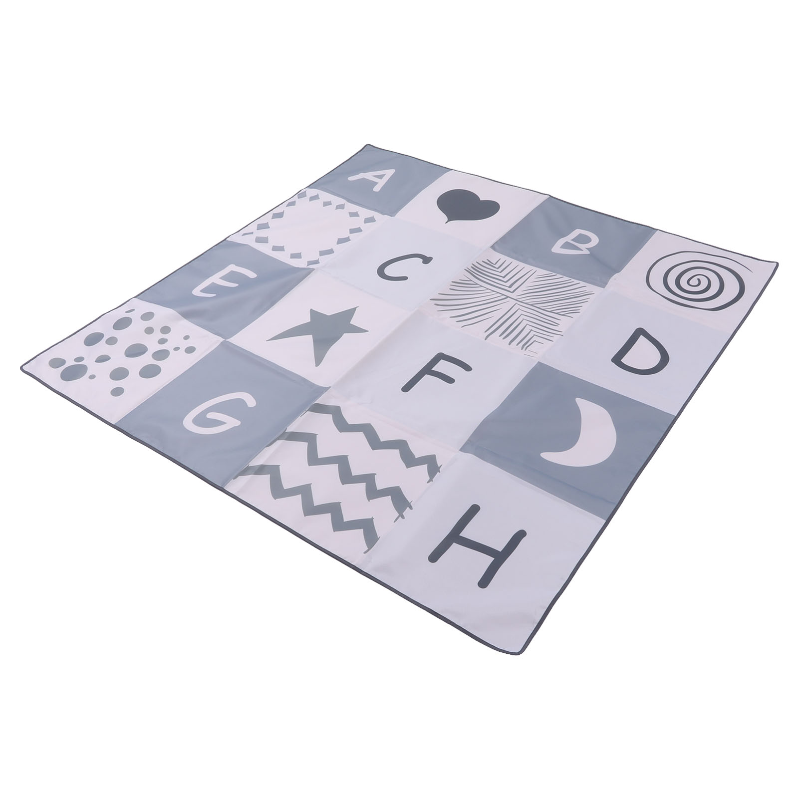 Baby-spielmatte, 130 X 130 Cm (51,2 X 51,2 Zoll), Groß, Rutschfest, Wasserdicht Und Strapazierfähig, Aus Nylon, Ideal Für Zuhause, Camping Und Outdoor-aktivitäten.