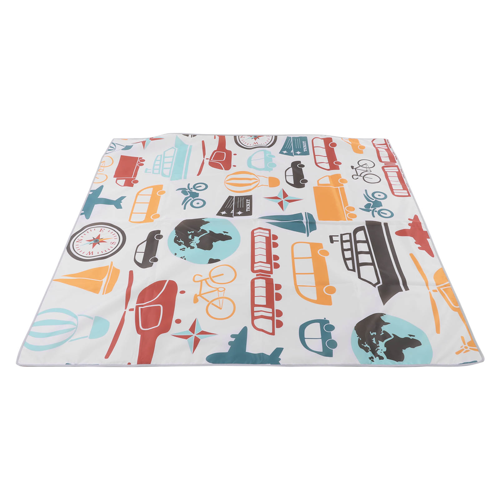Baby-aktivitätsmatte, 130 X 130 Cm, Rutschfest, Wasserdicht, Aus Nylon, Vielseitig Einsetzbar Zu Hause, Beim Camping Und Bei Outdoor-aktivitäten.
