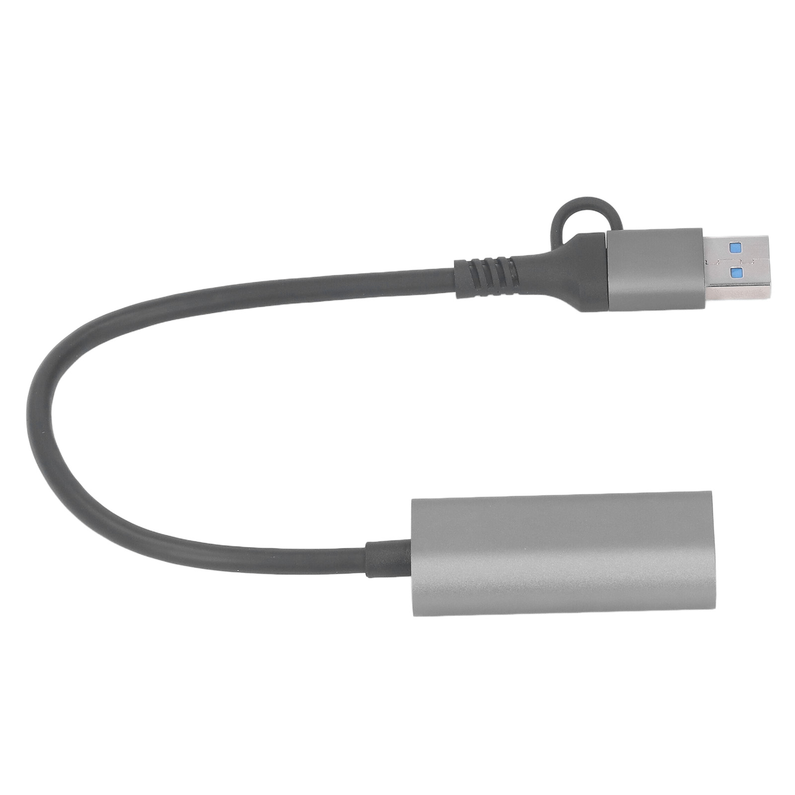 Usb-zu-ethernet-typ-c-rj45-1000-mbit/s-adapter, Aluminiumlegierung, Plug-and-play, Usb-3.0-hub Für Laptops, Desktop-pcs Und Smartphones (rj45 1000 Mbit/s)