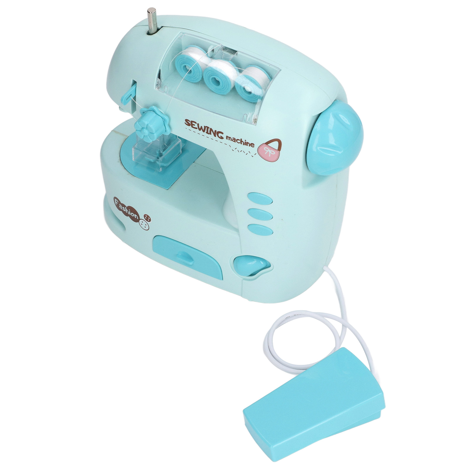 Elektrische Nähmaschine Für Kinder Mit Einfädler Und Lineal – Ein Interessantes Elektrisches Nähspielzeug Für Zuhause (typ 2).