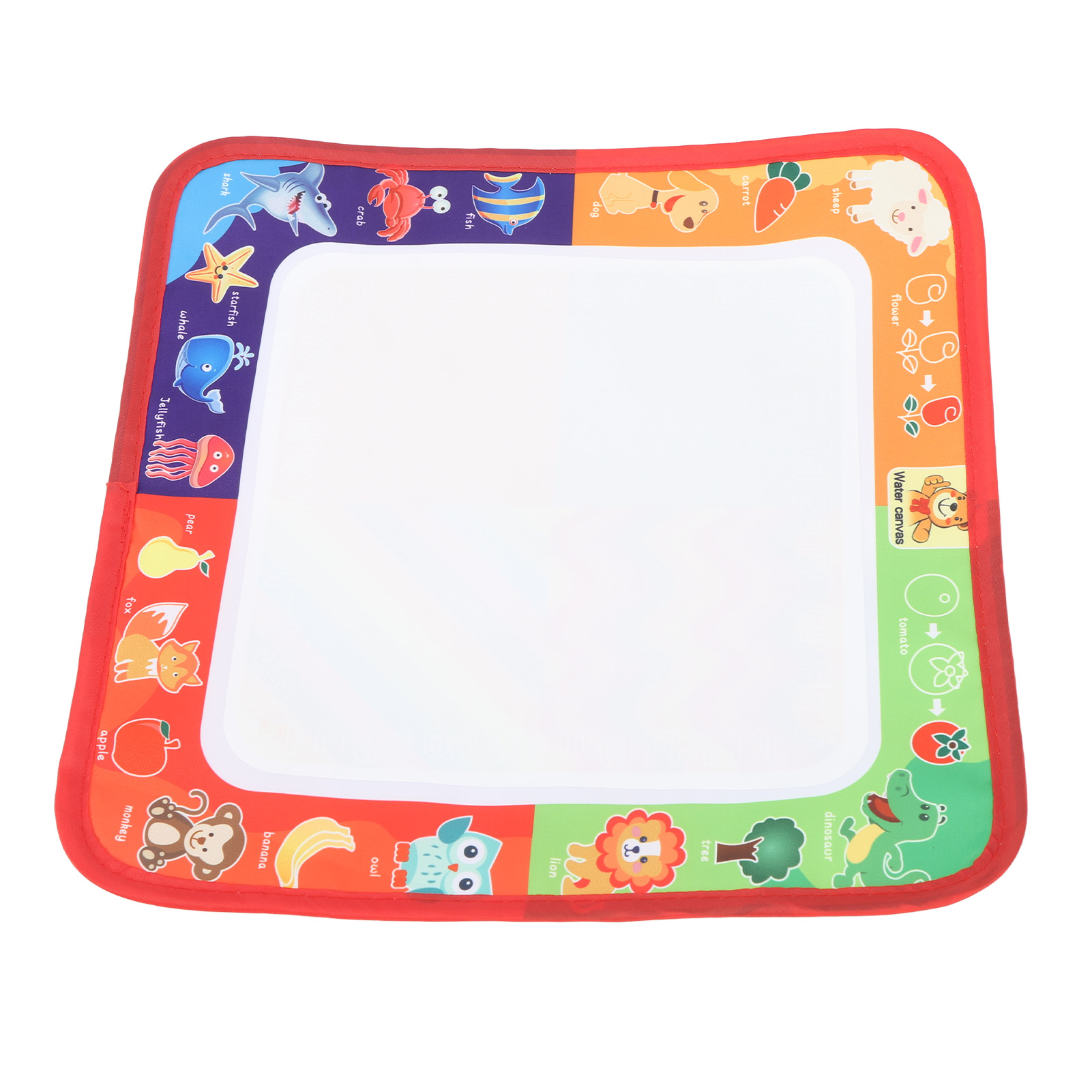 Wassermalmatte Für Kinder, Leicht Und Kompakt, Ideal Für Die Interaktion Zwischen Eltern Und Kindern, Große Und Farbenfrohe Matte Mit Tiermotiven.