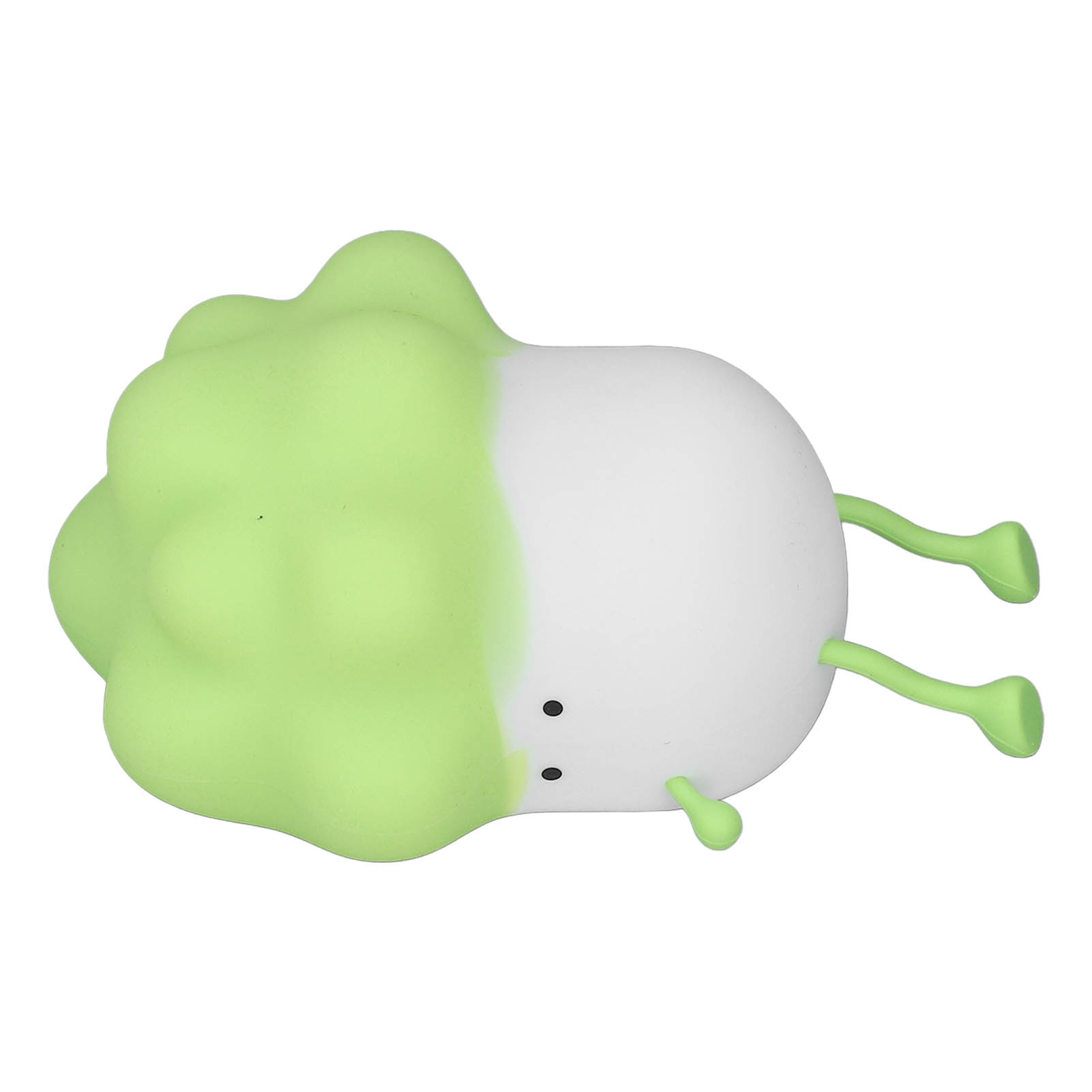Kohlförmige Nachttischlampe, Led, Silikon, Wiederaufladbar, 3 Modi, Berührungssensor, Ideal Fürs Schlafzimmer. Farbe: Grün.
