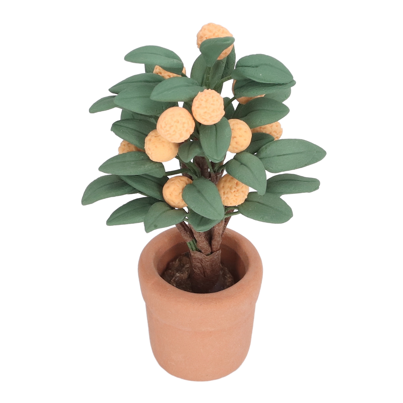 Miniatur-bonsai-baum Im Maßstab 1:12, Aus Keramik Für Puppenhäuser, Miniatur-orangenbaum.