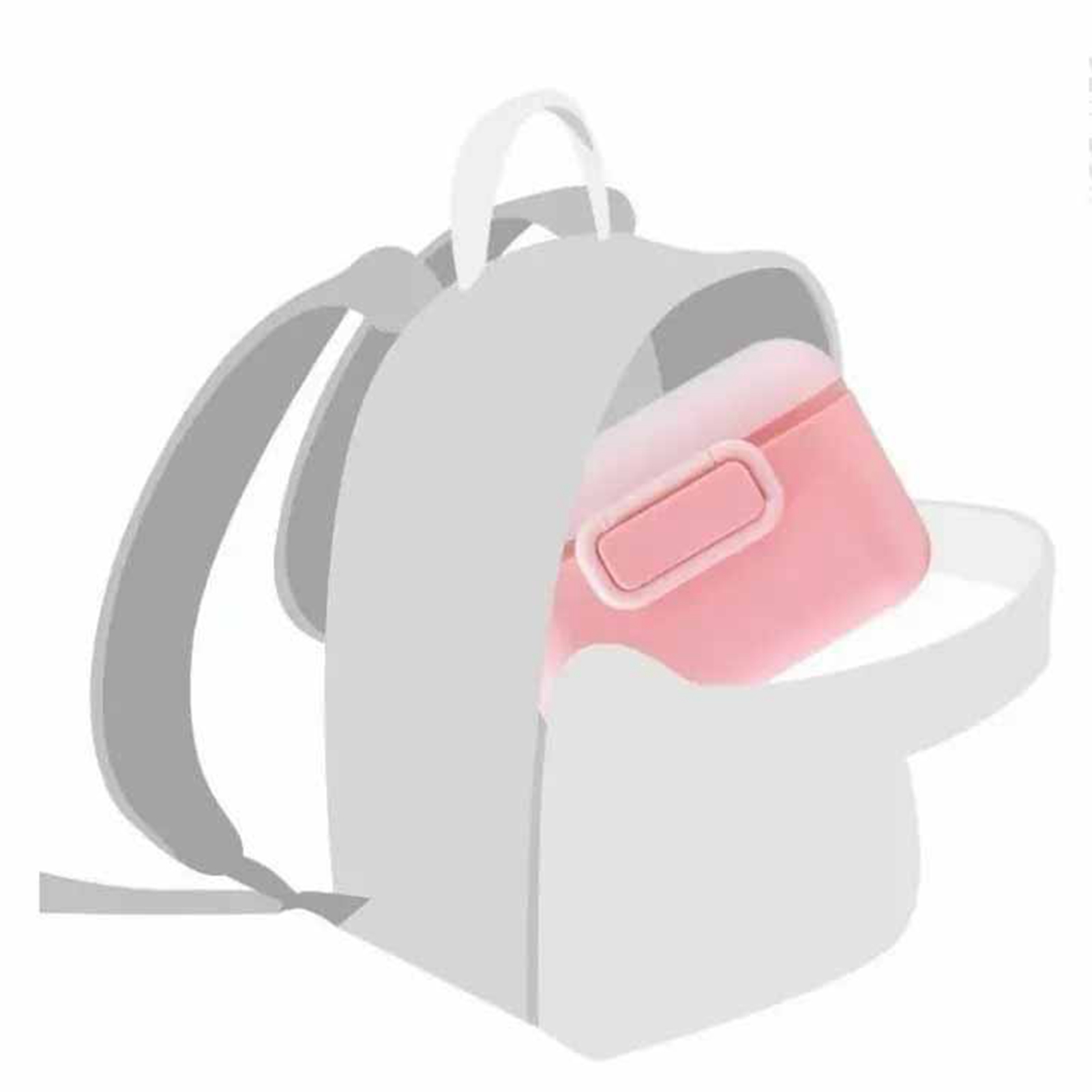 Aufbewahrungsbox Für Babynahrung, Bpa-freie Pp-auskleidung, Tragbarer Behälter Mit Tragegriff, Rosa.