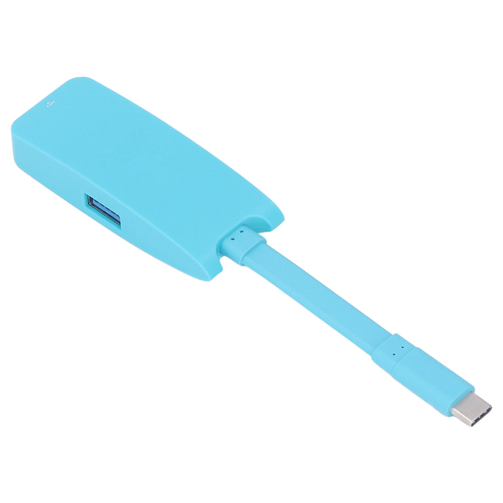 3-in-1 Dockingstation Mit Hd-multimedia-schnittstelle (usb-c-anschluss), 4k-ersatz-multifunktionsdock, Blau.