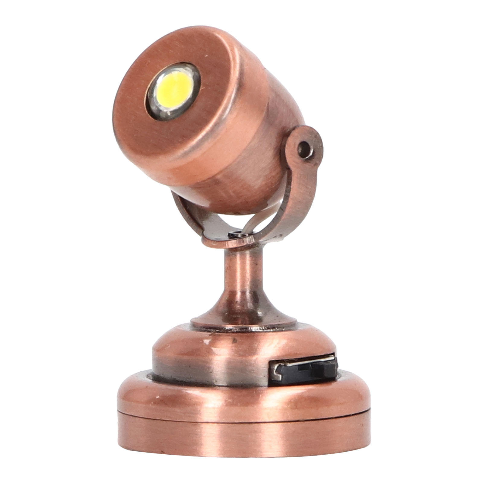 Miniatur-led-laserlampe Für Puppenhäuser, Maßstab 1:12, Bronze.