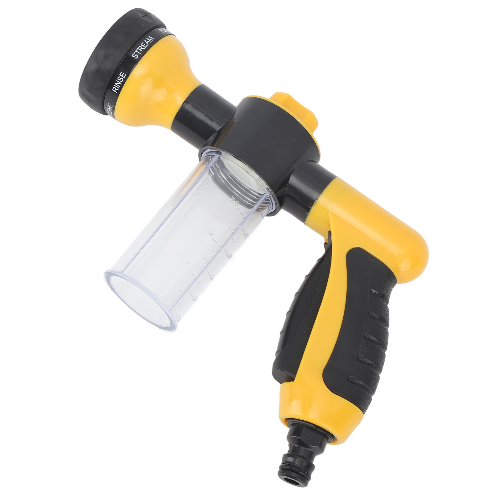 Hundewaschschlauch, Ergonomischer Haustierschlauch Mit Sprühdüse Und Dickwandiger Seifenspenderflasche, Gelb.