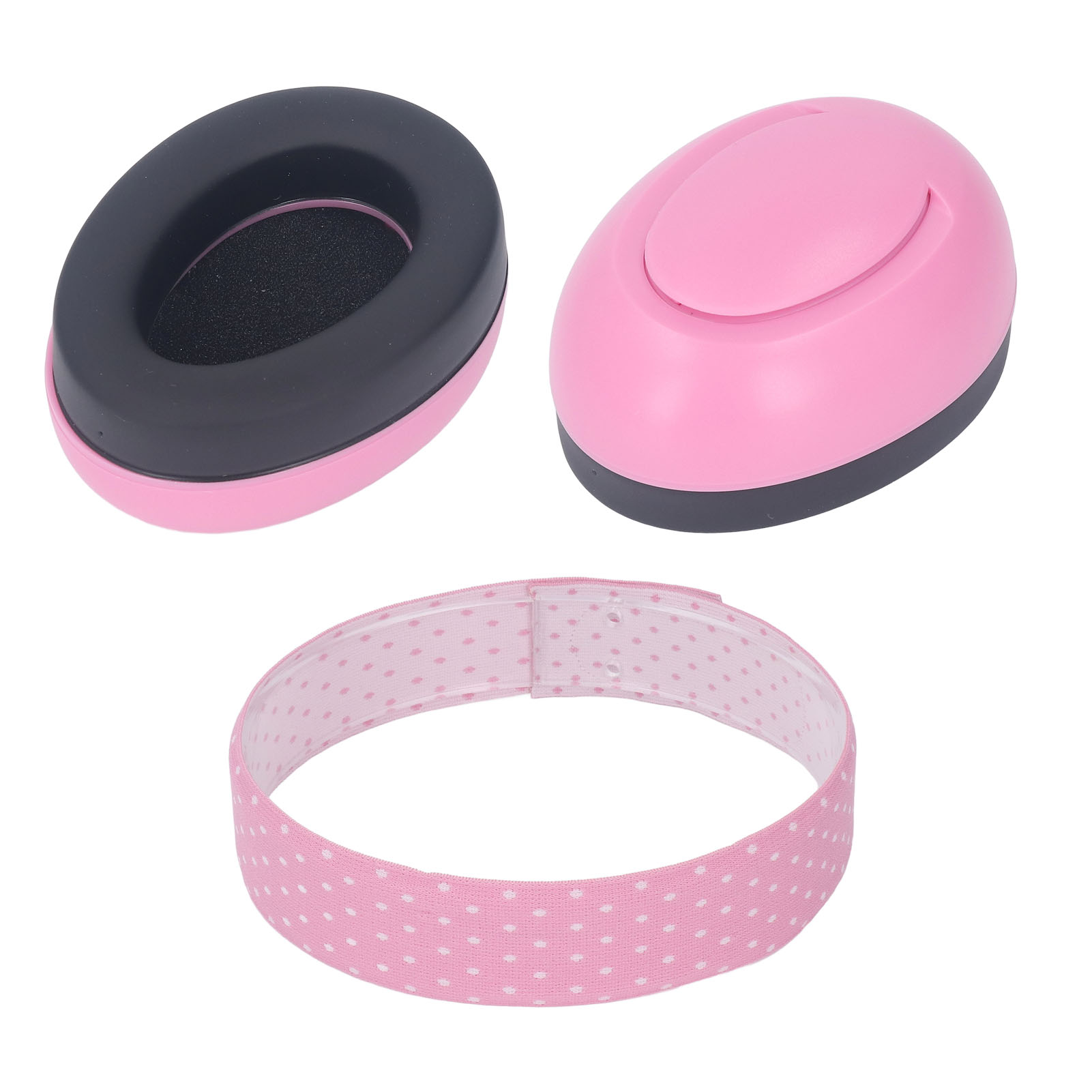 Baby-ohrstöpsel, Elastisch, Mit Geräuschdämpfung, Zum Schlafen Und Reisen, Rosa.